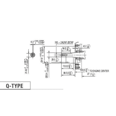 MOTEUR 389CC DIAM 25.4MM L:72MM DM RV EC SANS SECURITE D'HUILE HONDA ENGINES