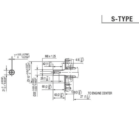 MOTEUR 389CC D25 X 60 DM SH (EX GX340K1SXQ4) HONDA ENGINES
