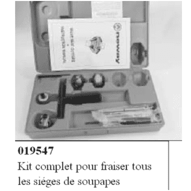 KIT OUTILLAGE RECTIFICATION SOUPAPES (19446/019551) BRIGGS & STRATTON