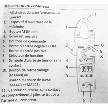 MULTIMETRE REGLAGE MOTEUR (19543) BRIGGS & STRATTON