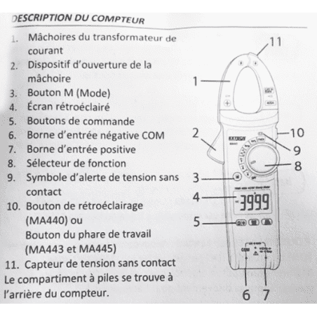 MULTIMETRE REGLAGE MOTEUR (19543) BRIGGS & STRATTON