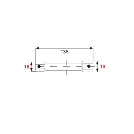 CLE A BOUGIE 16/19 MM BRIGG STRATTON