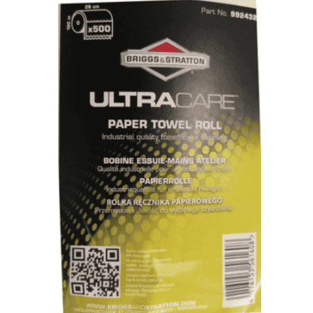 PACK DE 2 BOBINES ESSUIE-MAINS ATELIER DE 500 FEUILLES (l:26 cm / L:190 m)