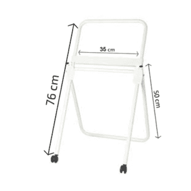 DEVIDOIR PAPIER SUR TREPIED AVEC ROUES (LIVRE SANS PAPIER) jusqu'à 35 cm de largeur