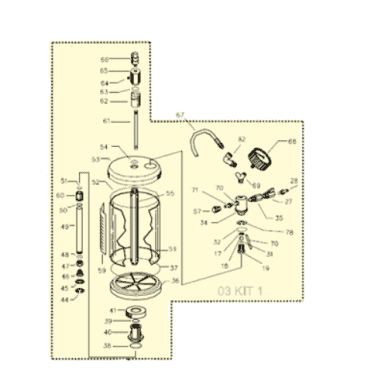 KIT ASPIRATION AVEC TUYAU ET ADAPTATEUR POUR VIDANGEUR ADF3024