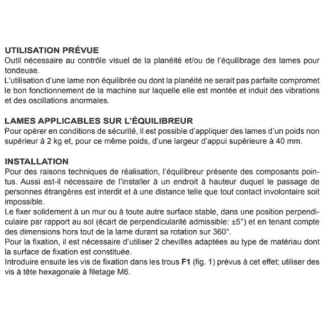 EQUILIBREUR DE LAME MAGNETIQUE