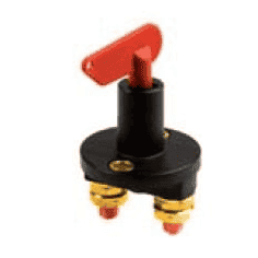 COUPE BATTERIE UNIPOLAIRE 100 120 Ampères POUR COSSE diam 10 mm