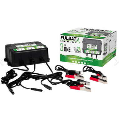 CHARGEURDE BATTERIE FULBANK 2000 - charge de 4Ah à 40Ah- FULBAT