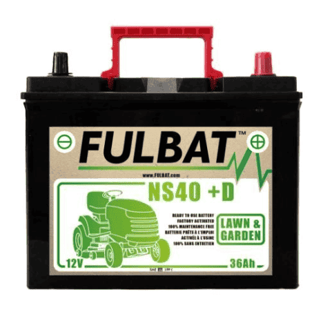 BATTERIE PRETE A L'EMPLOI NS40 12V 36Ah+D - L:195 l:126 H:221
