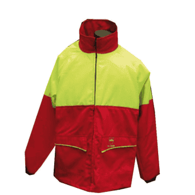 VESTE FORESTIERE ANTICOUPURE ROUGE - FRANCITAL