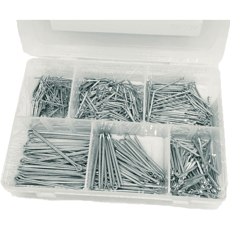 COFFRET D'ASSORTIMENT - GOUPILLES FENDUES (DE 555) COFFRET D'ASSORTIMENT - GOUPILLES FENDUES (DE 555)