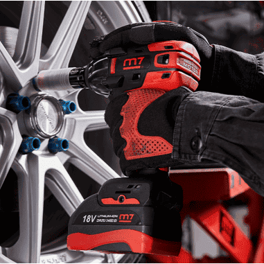 CLE A CHOCS COMPACTE ELECTROPORTATIVE M7 1/2" 813NM 18V 5AH