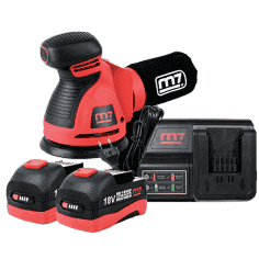 PONCEUSE ORBITALE ELECTROPORTATIVE, 2 BATTERIES ET 1 CHARGEUR M7 18V 5AH