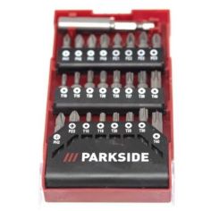 JEU D'EMBOUTS 25 PIECES POUR PERCEUSES VISSEUSES PARKSIDE PERFORMANCE PBSPA 12 B2 -91104639- D'ORIGINE PARKSIDE