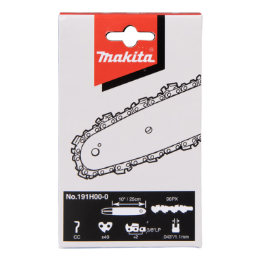 CHAINE TRONCONNEUSE MAK 90PX 25CM 40MAIL - 191H00 0 - 0088381562867 - D'ORIGINE MAKITA