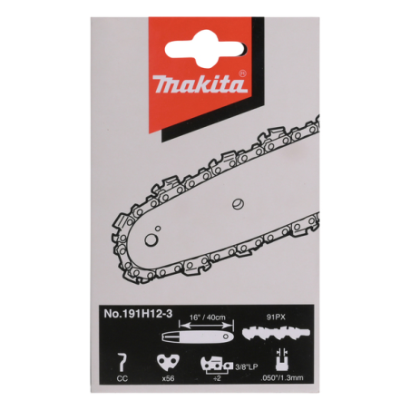 CHAINE TRONCONNEUSE MAK 91PX 40CM 56MAIL - 191H12 3 - 0088381562980 - D'ORIGINE MAKITA