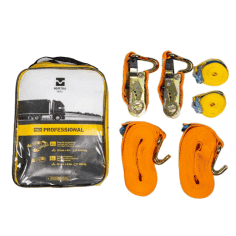 LOT DE SANGLES A CLIQUET ET A BOUCLE 6M/2.5M