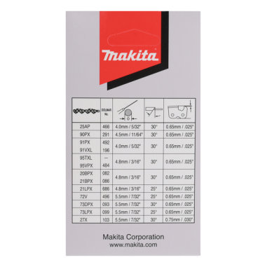CHAINE TRONCONNEUSE MAK 95VPX 38CM 64MAIL - 191H23 8 - 0088381563093 - D'ORIGINE MAKITA