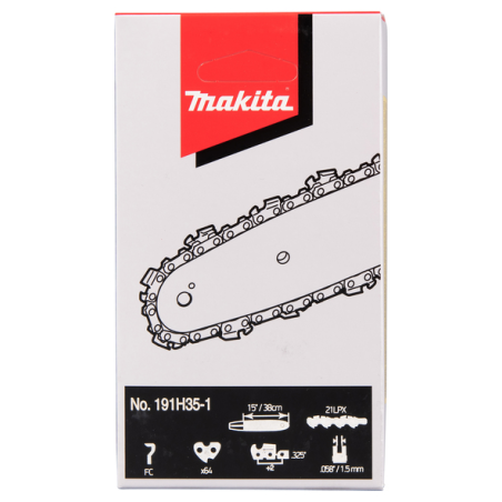 CHAINE TRONCONNEUSE MAK 21LPX 38CM 64MAIL - 191H35 1 - 0088381563215 - D'ORIGINE MAKITA
