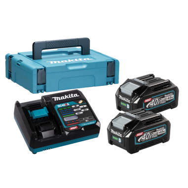 PACK 2xBL4040 DC40RA MAKPAC1 - 191J97 1 - 0088381561389 - D'ORIGINE MAKITA
