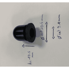 POMPE AMORCAGE DE CARBURATEUR/ Øext:18.6mm Øint:9.1mm h:19.5 mm / TG TF - PIECE DETACHEE D'ORIGINE KAWASAKI 2