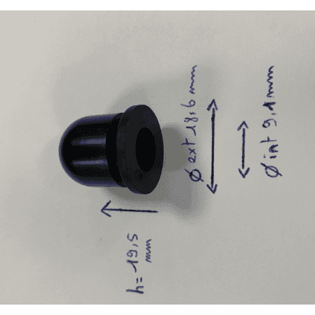 POMPE AMORCAGE DE CARBURATEUR/ Øext:18.6mm Øint:9.1mm h:19.5 mm / TG TF - PIECE DETACHEE D'ORIGINE KAWASAKI