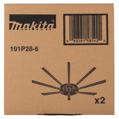 BROSSE SET / 191P28 6 / 0088381585422 - D'ORIGINE MAKITA 2