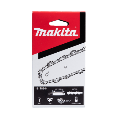 CHAINE 80TXL - 191T89 0 - 0088381585071 - D'ORIGINE MAKITA