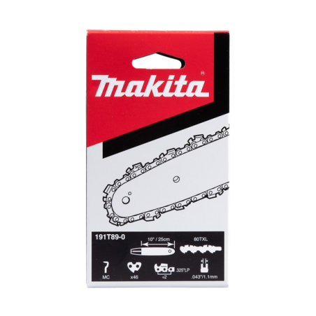 CHAINE 80TXL - 191T89 0 - 0088381585071 - D'ORIGINE MAKITA