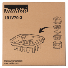 FILTRE HEPA / 191V70 3 / 0088381586054 - D'ORIGINE MAKITA