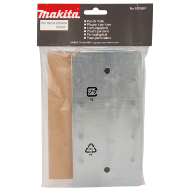 PLAQUE PERFORER BO3700 - 192989 7 - 0088381151160 - D'ORIGINE MAKITA