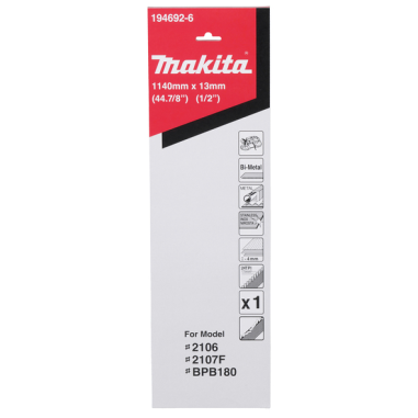 1140MM COUPE LISSE SANS VIBRATION 4MM / 194692 6 / 0088381350815 - D'ORIGINE MAKITA