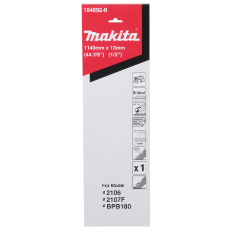 1140MM COUPE LISSE SANS VIBRATION 4MM / 194692 6 / 0088381350815 - D'ORIGINE MAKITA