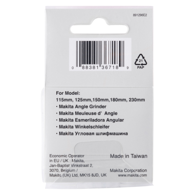 ECROU SERRAGE RAPID"EZ NUT"PC - 195354 9 - 0088381367189 - D'ORIGINE MAKITA