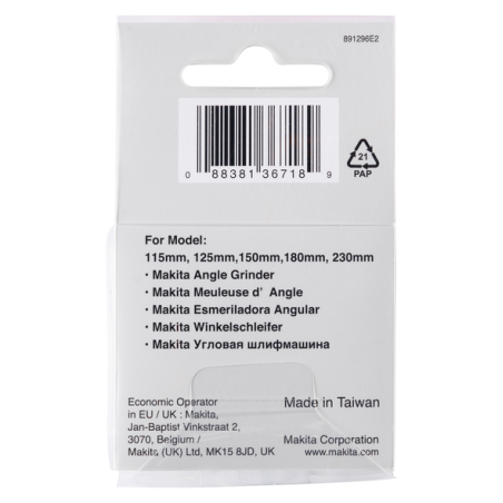 ECROU SERRAGE RAPID"EZ NUT"PC - 195354 9 - 0088381367189 - D'ORIGINE MAKITA