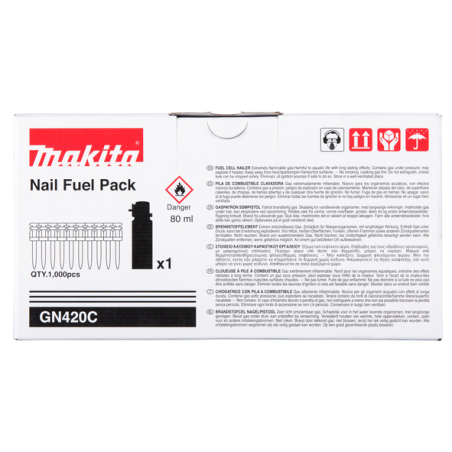 CLOUS BETON 3,1X15 (1000+1GAZ) / 196285 5 / 3240890930194 - D'ORIGINE MAKITA