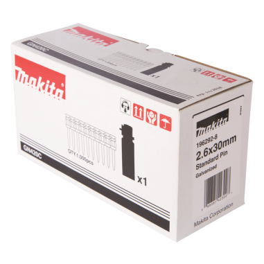CLOUS BETON C6 2,6X30MM (1000PCS + 1CART) / 196292 8 / 3240890909640 - D'ORIGINE MAKITA