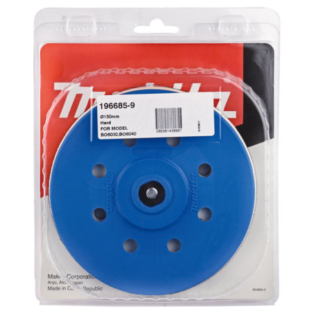 PLATEAU CAOUTCH. DUR BO6040 - 196685 9 - 0088381438957 - D'ORIGINE MAKITA