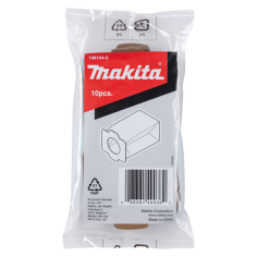 FILTRE PAPIER ANTI BACTERIEN X10 / 198744 5 / 0088381490382 - D'ORIGINE MAKITA 2