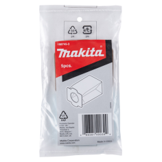 FILTRE PAPIER ANTI BACTERIEN X5 / 198745 3 / 0088381490399 - D'ORIGINE MAKITA 2