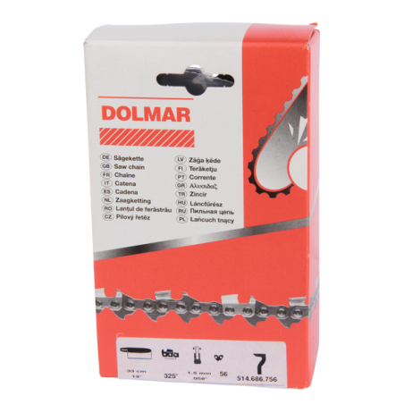 CHAINE TYP686 33CM .325" .058" - 514686756 - 4002829782729 - D'ORIGINE MAKITA
