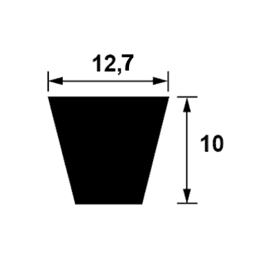 COURROIE DE TRACTION SPA1007 POUR A80...