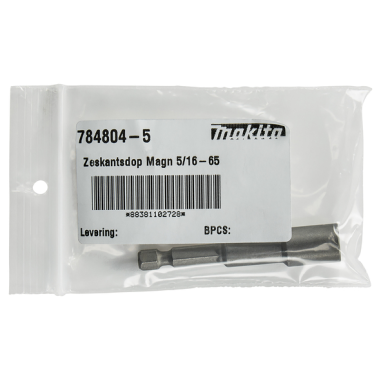 DOUILLE A QUEUE MAGNETIQUE 5-16' - 784804 5 - 0088381102728 - D'ORIGINE MAKITA