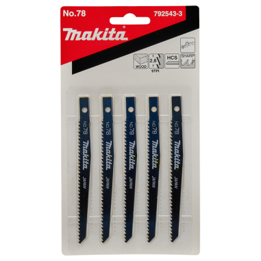 LAME RECIP BOIS 98 4D 5P - 792543 3 - 0088381100960 - D'ORIGINE MAKITA