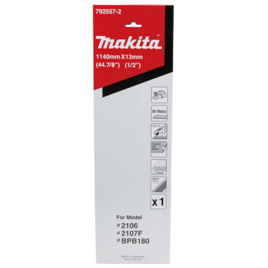 LAME SCIE RUBAN BI METAL MET-PVC 14D-POUCE 1140MM - 792557 2 - 0088381117548 - D'ORIGINE MAKITA