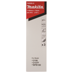 LAME SCIE RUBAN METAL 18D-POUCE 1140MM (LOT DE 3) - 792559 8 - 0088381117524 - D'ORIGINE MAKITA