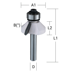 FRAISE CARB.RAINUR. 20 Q6 45 - 793080 0 - 0088381108461 - D'ORIGINE MAKITA 2