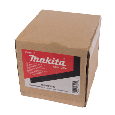 BROSSE NYLON ABRASIVE GR80 / 794384 3 / 0088381139915 - D'ORIGINE MAKITA BROSSE NYLON ABRASIVE GR80 / 794384 3 / 0088381139915 - D'ORIGINE MAKITA