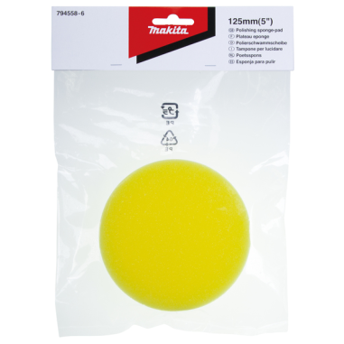 PLATEAU MOUSSE 125 - 794558 6 - 0088381149358 - D'ORIGINE MAKITA