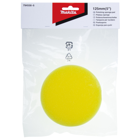 PLATEAU MOUSSE 125 - 794558 6 - 0088381149358 - D'ORIGINE MAKITA